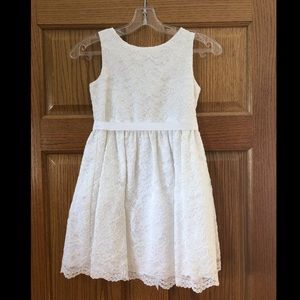 White Flower Girl Dress